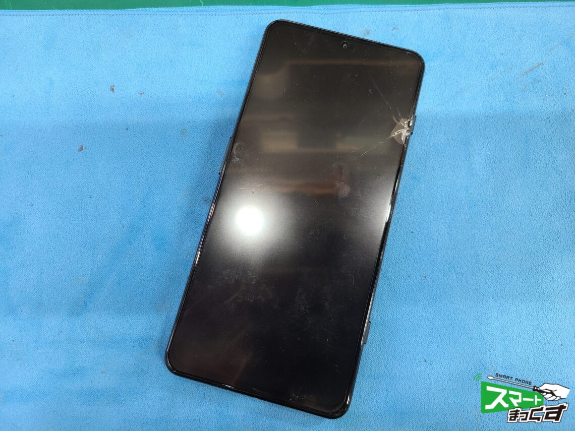 Black Shark 4 Pro画面割れ修理　修理前1